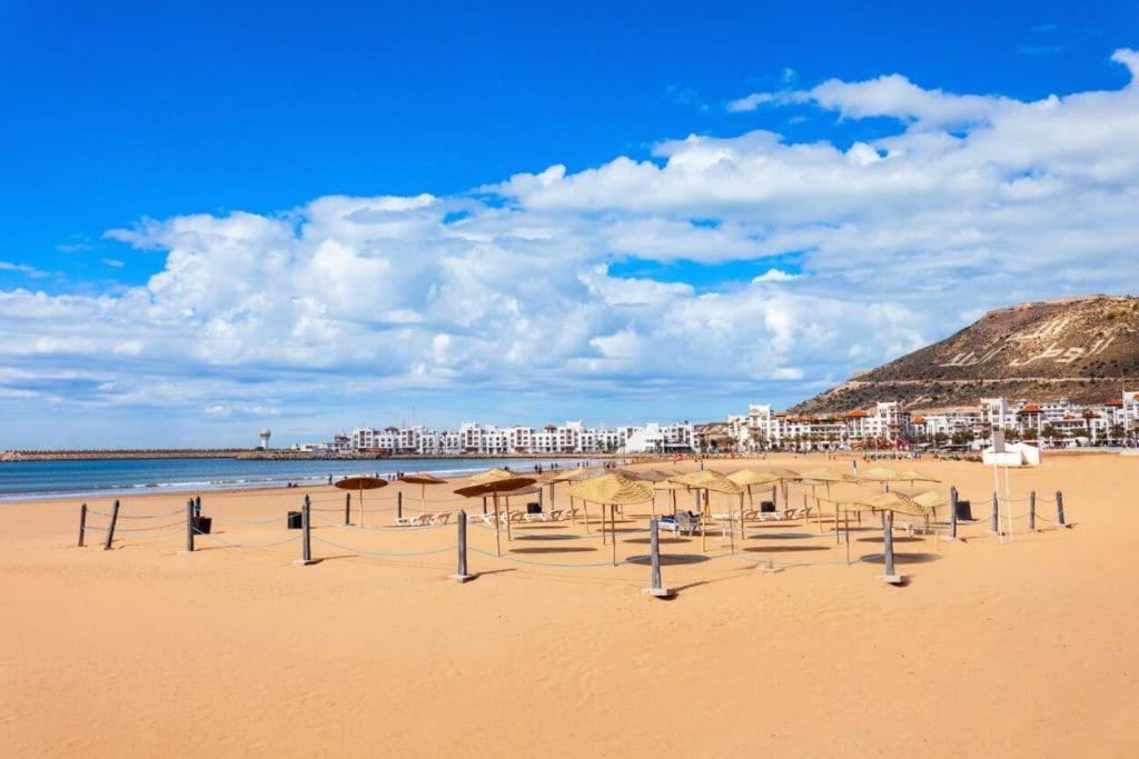 Appartement De Luxe ,Piscine,Parking,Terrasse Agadir Kültér fotó
